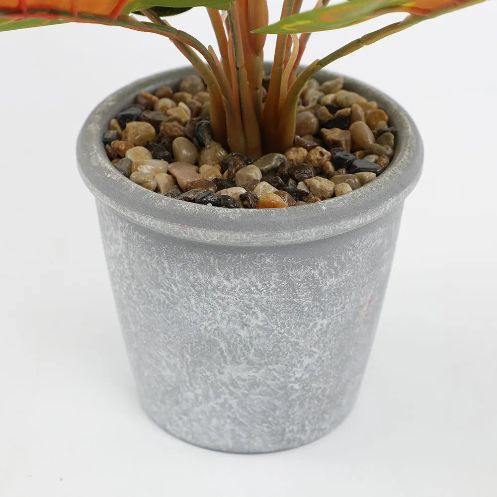 plante artificielle en pot pour décoration intérieure et fête - vue 6 sur 6