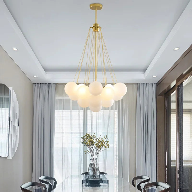 lustre moderne en verre pour une décoration élégante à la maison - vue 5 sur 10