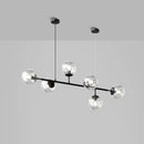 Lustre boule en verre moderne design