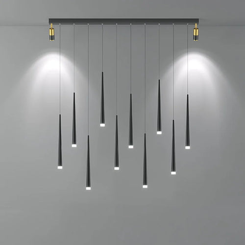 lustre moderne lumineux à économie d'énergie pour une ambiance chaleureuse