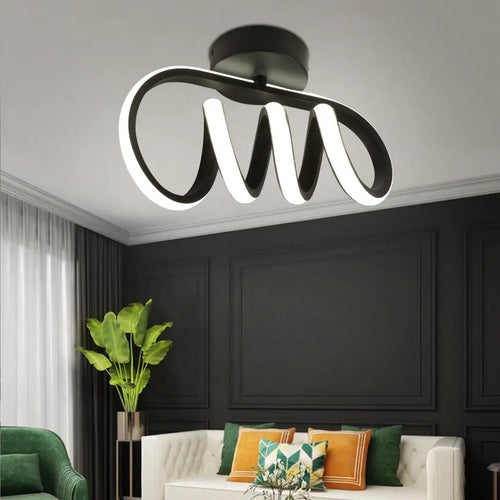 plafonnier led moderne monté en surface pour allée nordic