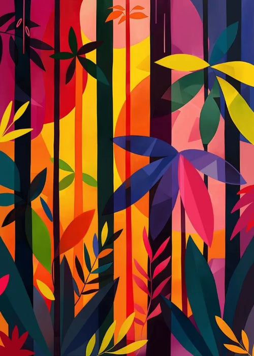 peinture abstraite décorative pour art mural esthétique