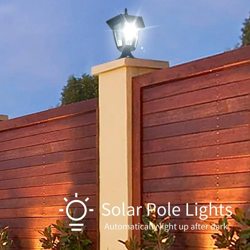 lampe solaire extérieure pour décoration de jardin et clôture