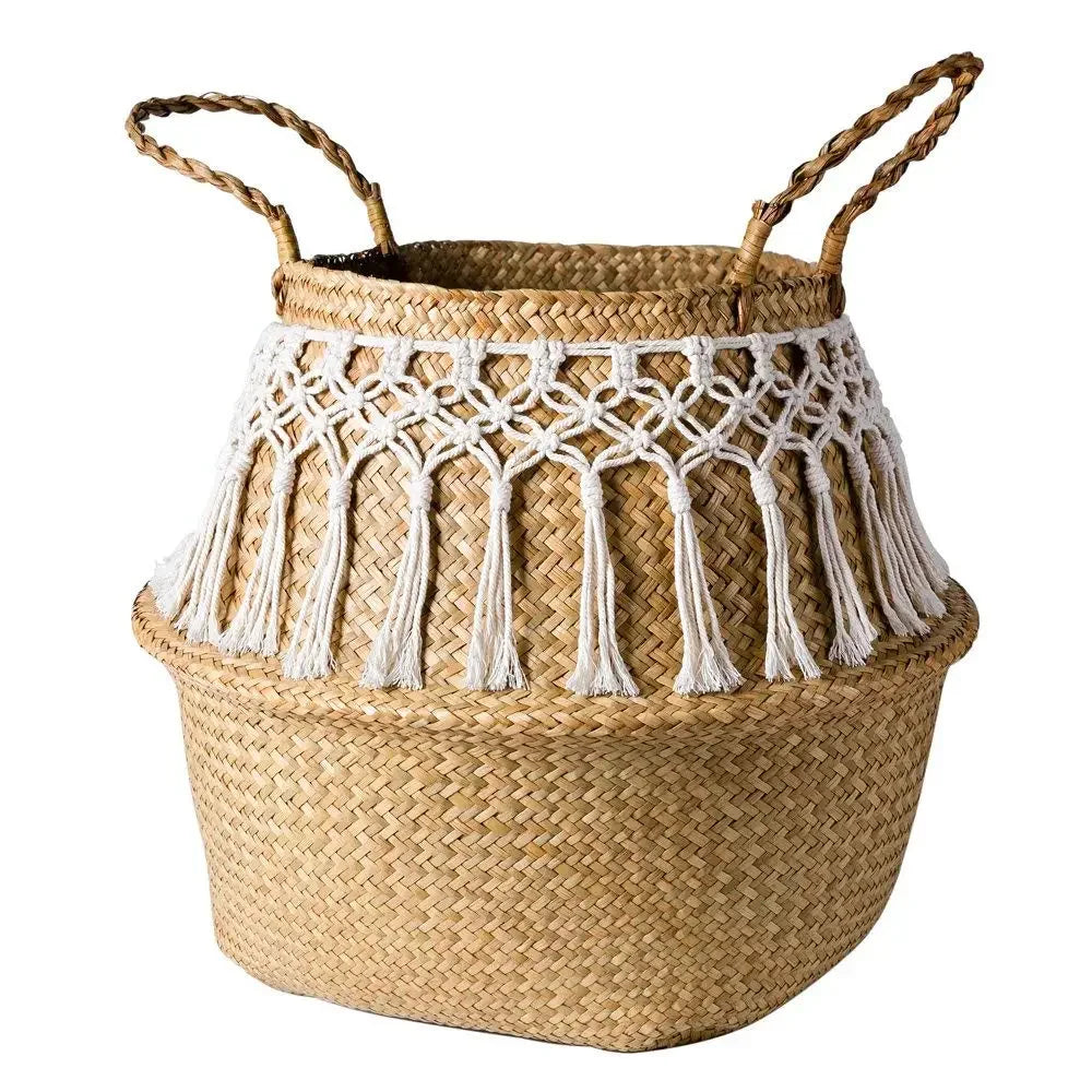panier en osier tressé pour rangement et décoration polyvalente - vue 14 sur 18