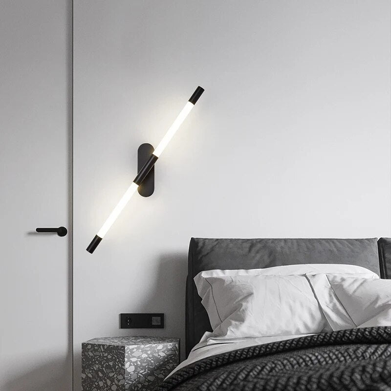 Applique murale LED longue ligne au design nordique moderne - vue 4 sur 8