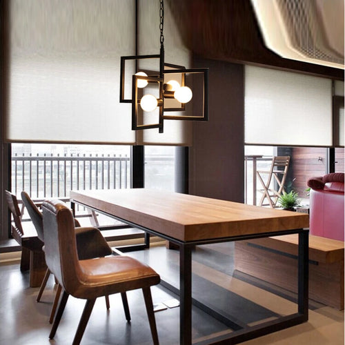 suspension industrielle vintage avec cordon et girouette