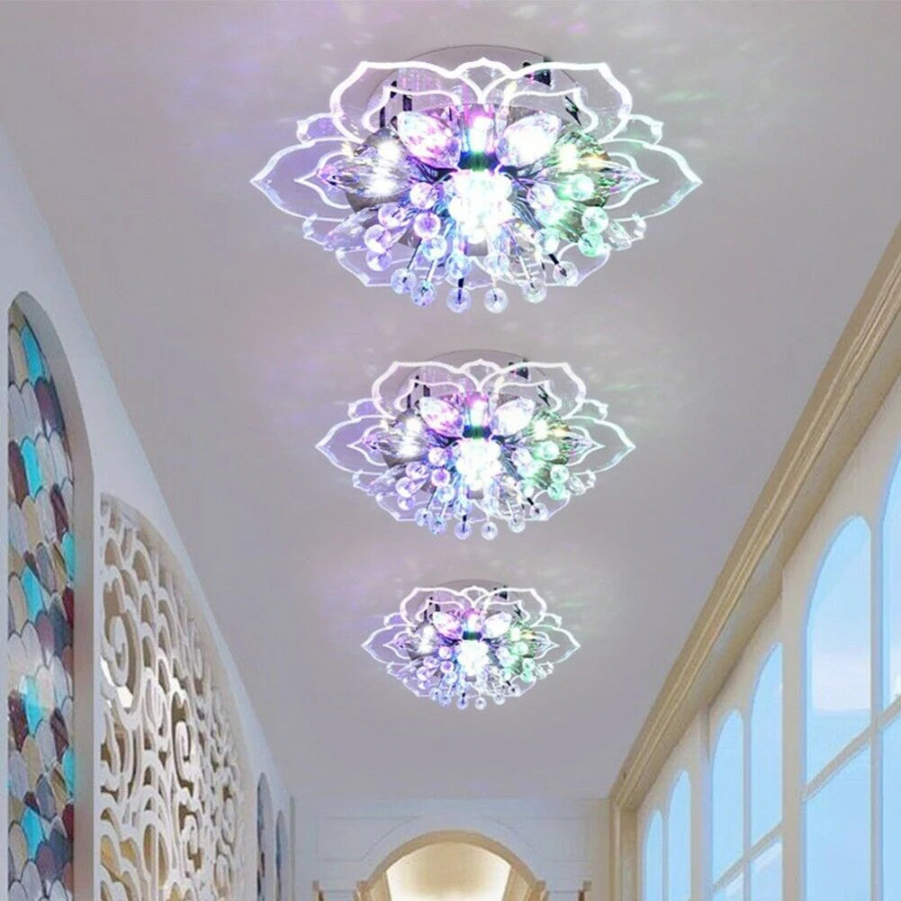 Lampe LED moderne en forme de fleur - vue 3 sur 9