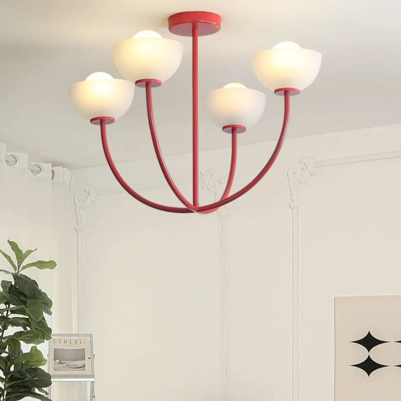 lampe led vintage tulipe style campagnard pour café restaurant bar - vue 5 sur 7