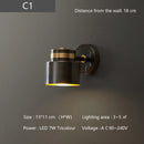 applique murale nordique en laiton lampe moderne à led pour intérieur