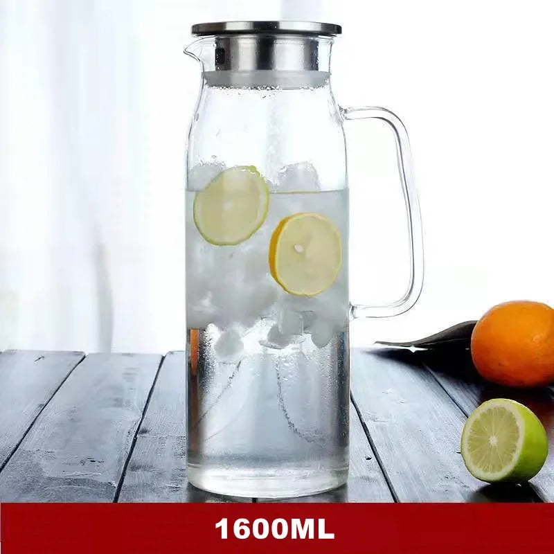 Bouilloire verre borosilicate grande capacité pour thé boissons