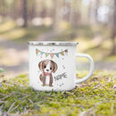 Mug enfant personnalisé avec animal style dessin enamel