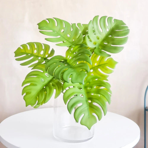 fausse plante tropicale monstera pour décoration intérieure et extérieure