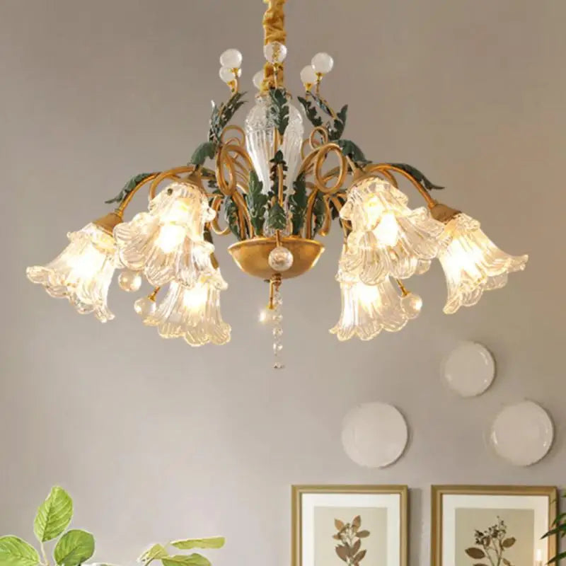 lustre en cristal rustique pour éclairage intérieur industriel - vue 3 sur 9