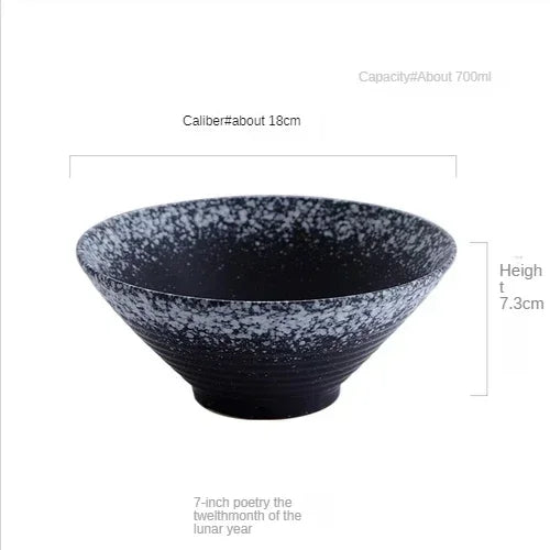 Bol ramen céramique style japonais motifs traditionnels maison