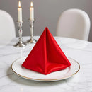 Serviette de table satin décorative moderne lot 10