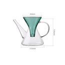Theiere kung fu verre infusion rapide avec filtre