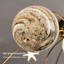 SANDYHA Star Design boule de verre lampe décorative moderne créatif planète plafonnier chambre chambre d'enfants salon éclairage de la maison