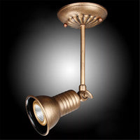 Mini lampe suspendue rustique avec douille E27 en céramique