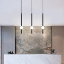 lustre à barre longue suspension avec éclairage led