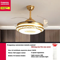 ventilateur de plafond moderne avec lumière et télécommande