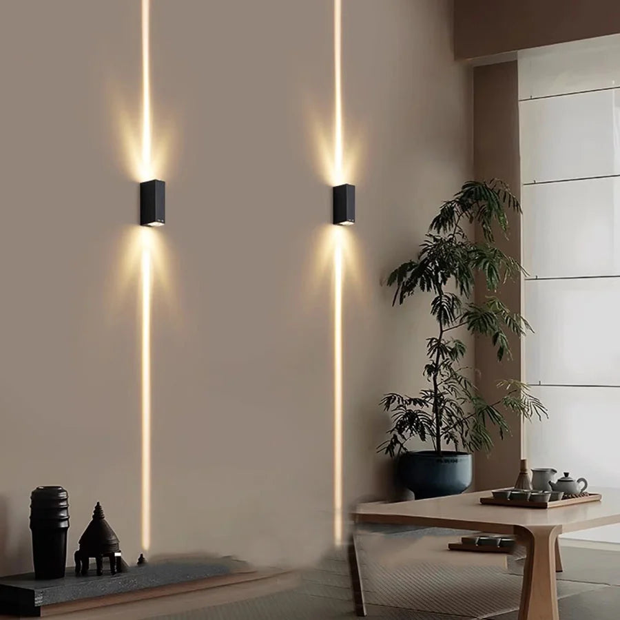 applique murale led extérieure moderne étanche en aluminium
