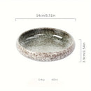 Assiette ceramique emaillee style coreen 15 cm salade
