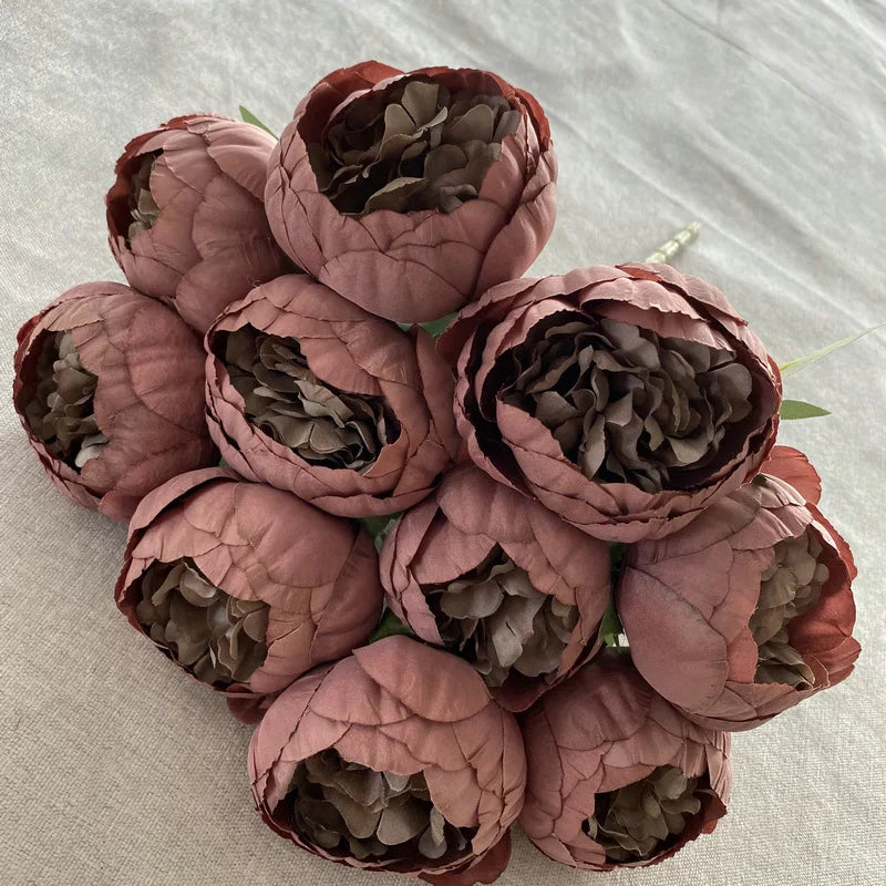 bouquet de pivoines artificielles pour mariage et décoration élégante
