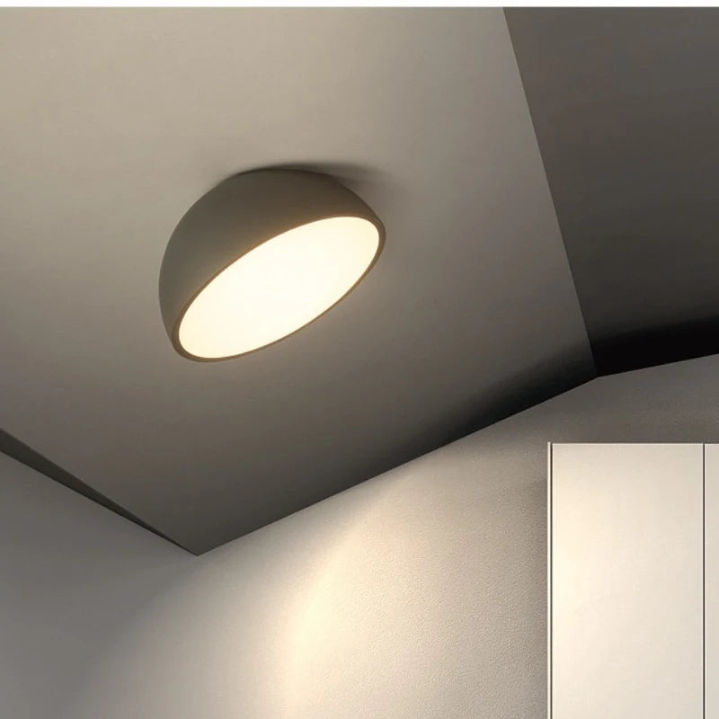 plafonnier nordique moderne pour escalier entrée loft avec télécommande led