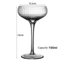 Verre a cocktail style margarita coupe elegant festif