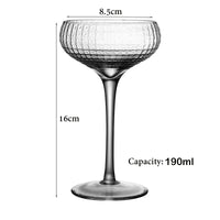 Verre a cocktail style margarita coupe elegant festif