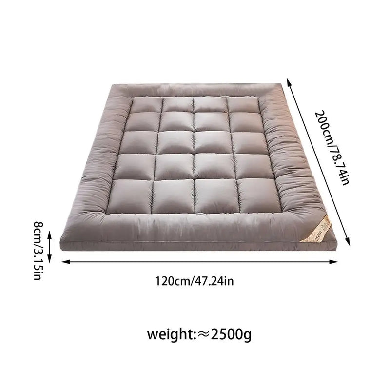 matelas doux avec coussin respirant et housse antidérapante