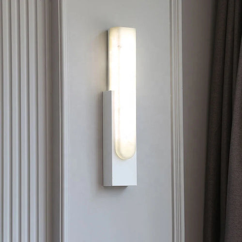 applique murale moderne nordique led en marbre simple créatif
