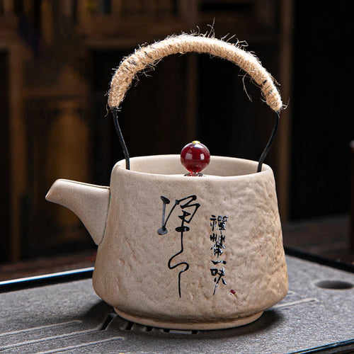 Service à thé japonais rétro kungfu théière tasse