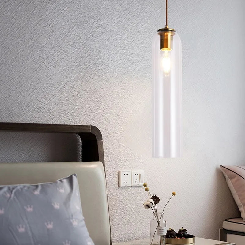 Suspension nordique LED en verre - vue 5 sur 11