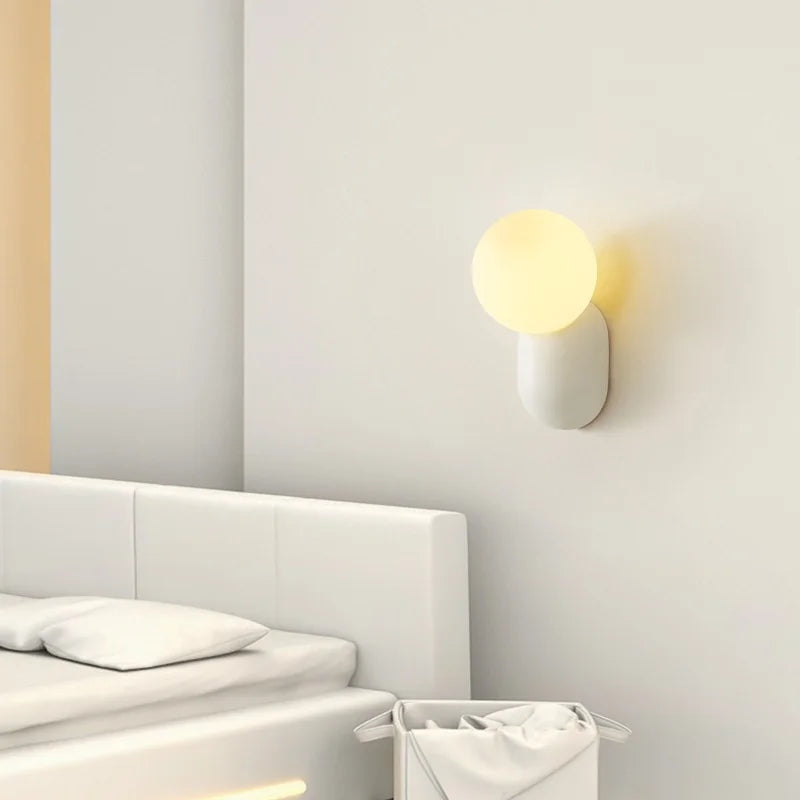 applique murale nordique moderne pour éclairage décoratif intérieur - vue 3 sur 9