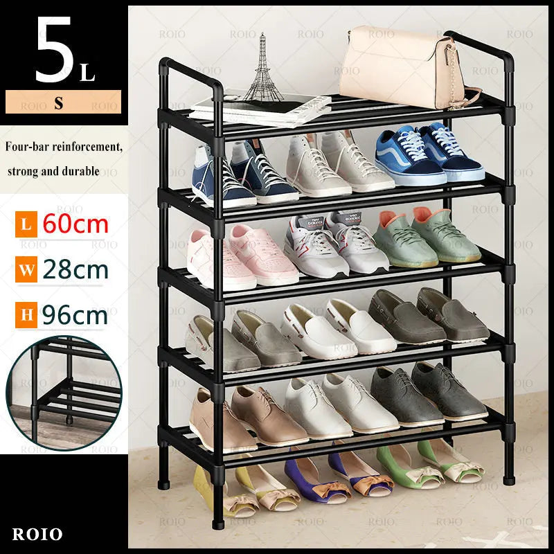 étagère à chaussures facile à assembler et anti-poussière - vue 13 sur 16