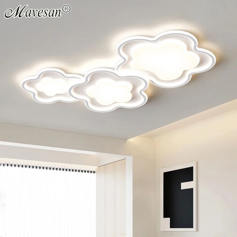 plafonnier moderne minimaliste LED atmosphère