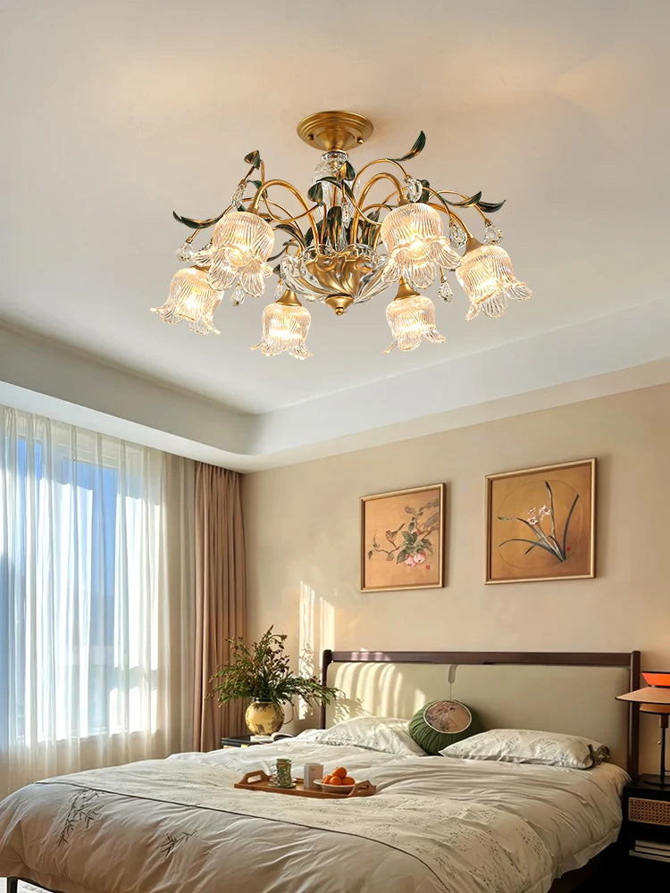lustre en cristal français éclairage avancé pour intérieur élégant - vue 4 sur 8