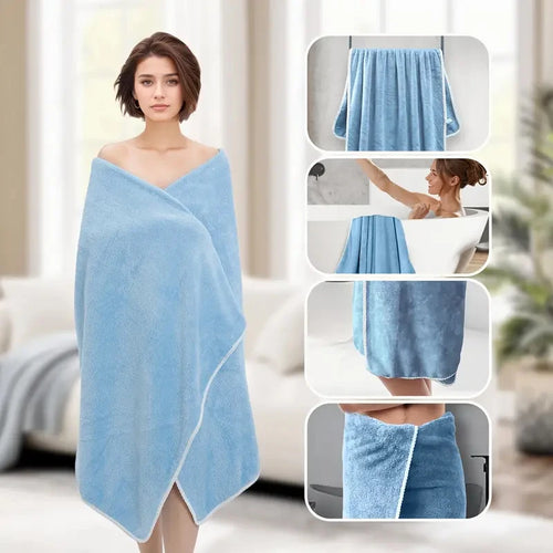 Serviette de bain polaire douce sechage rapide anti sable