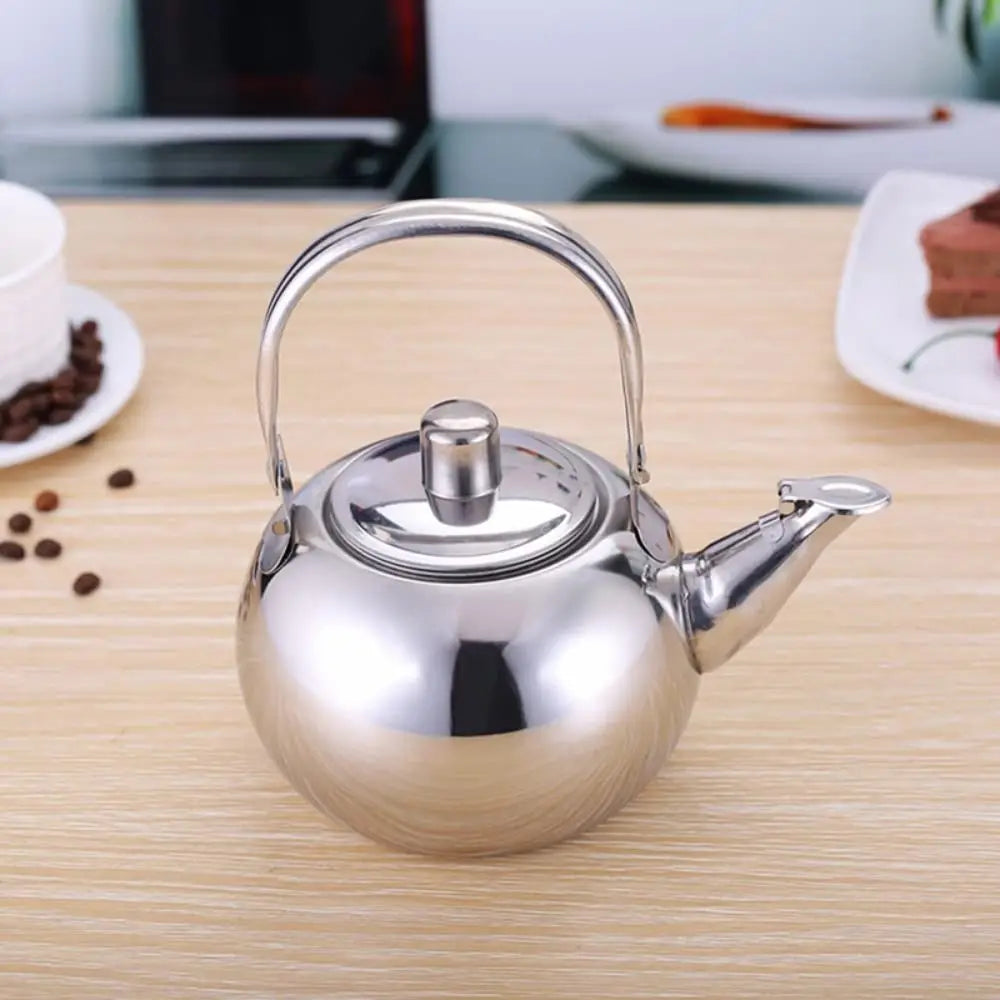 Bouilloire théière acier inoxydable avec infuseur 1l