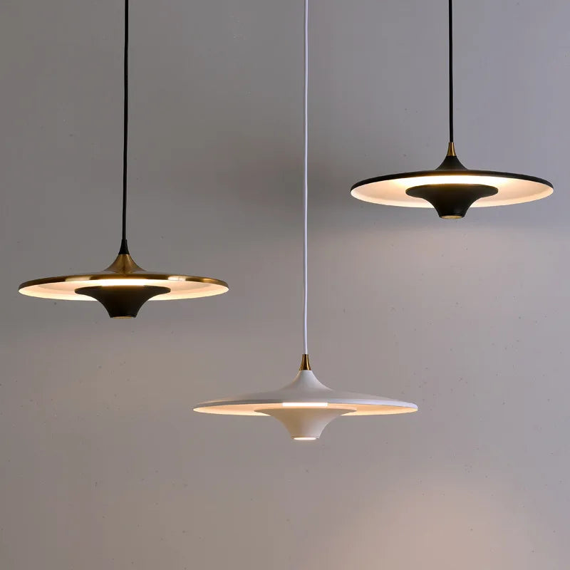 suspension led moderne minimaliste ufo nordique