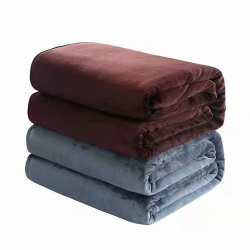 plaid polaire flanelle douce pour lit et canapé