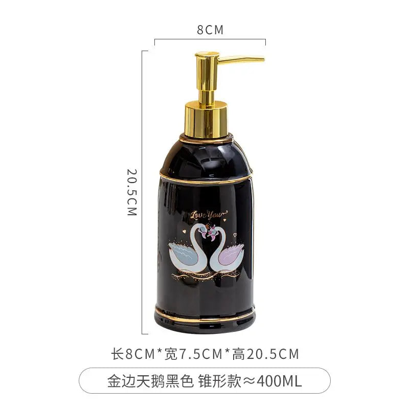 distributeur de savon céramique pour gel douche et désinfectant - vue 17 sur 30