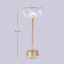 Lampe à poser style vintage LED en métal doré Anila