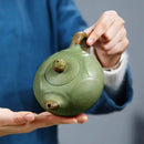 Théière artisanale yixing gongfu motif lotus 300ml