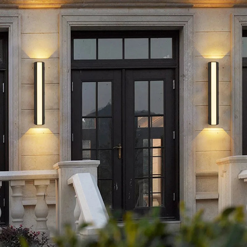 applique murale led étanche pour extérieur en aluminium