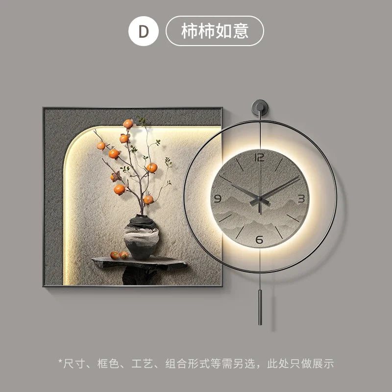 horloge murale au design unique et esthétique pour décoration moderne - vue 9 sur 12