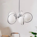 Suspension en verre nordique en fer