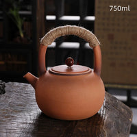 Théière céramique brut style kung fu artisanale résistante