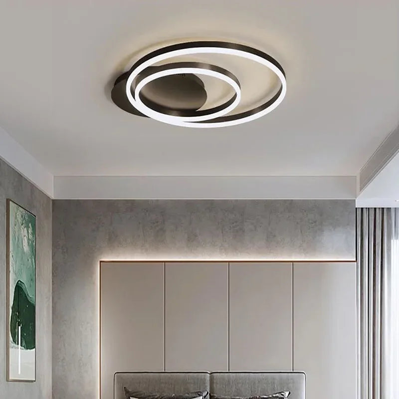 Plafonnier moderne à LEDs Style industriel pour salon salle à manger chambre décoration de la maison - vue 4 sur 12